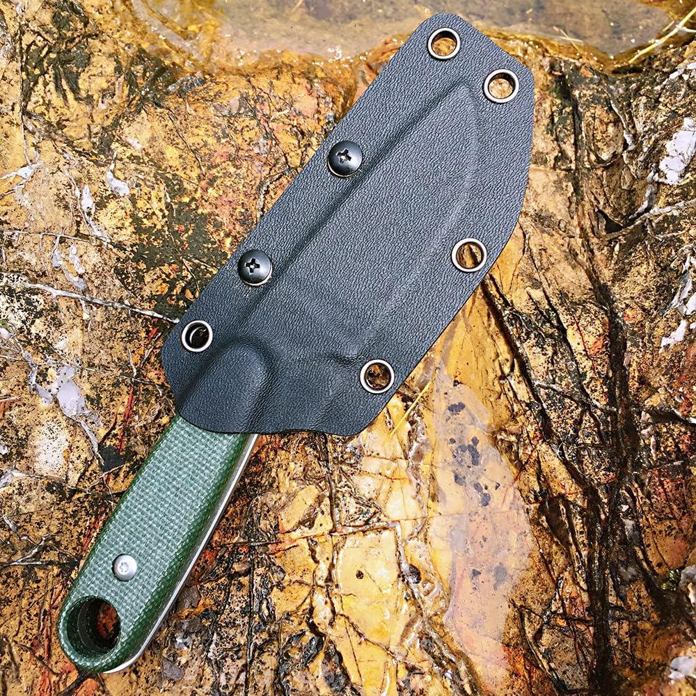 Cuchillo Fijo Watchman W204 Acero 14C28N Mango Micarta 18cm