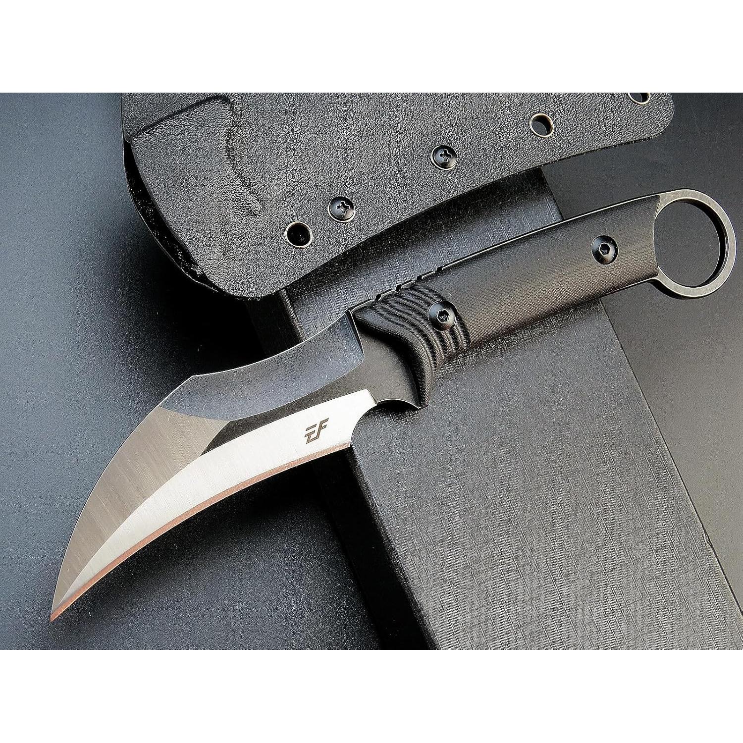 Cuchillo Fijo Eafengrow EF99 Acero D2 Mango G10 12 cm EDC
