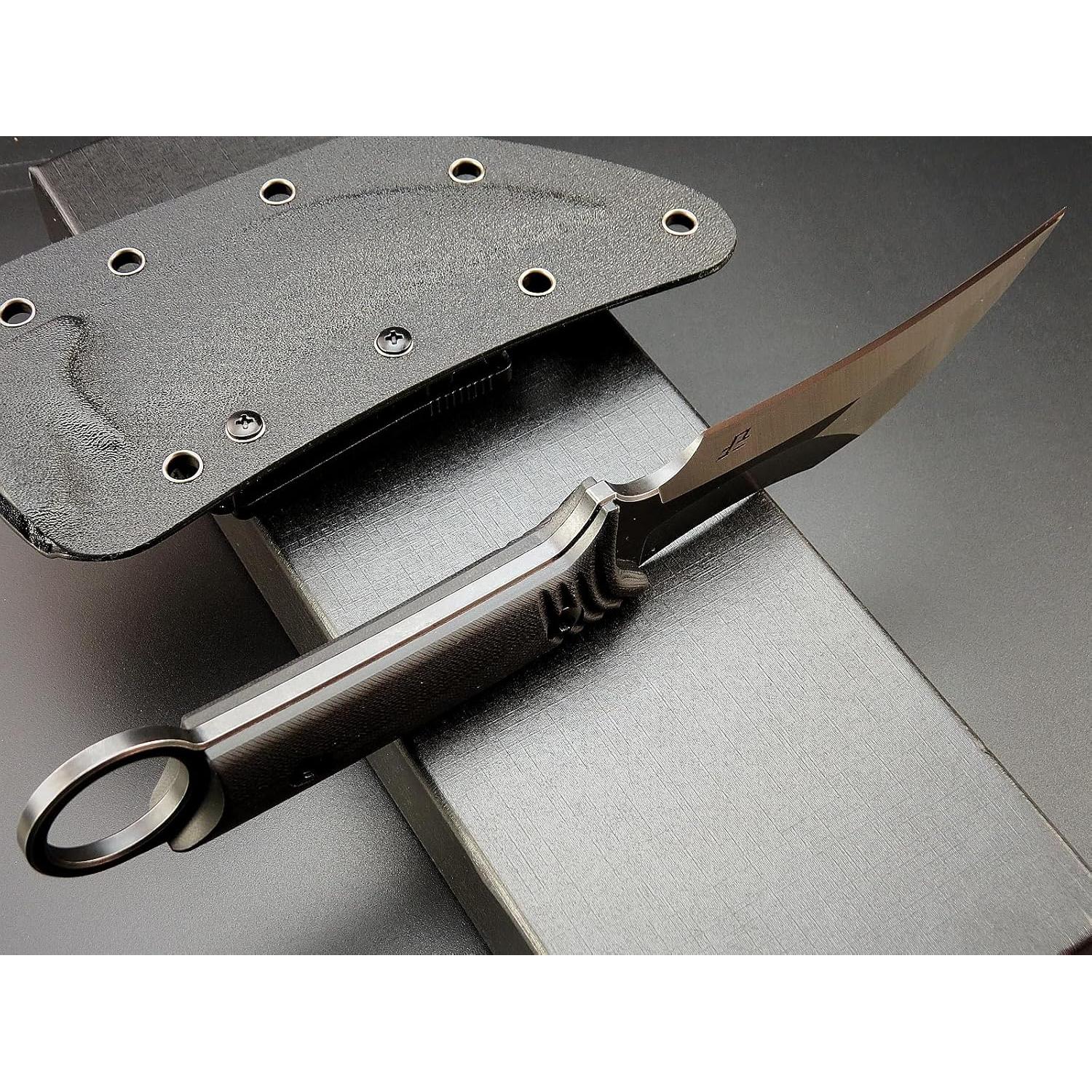 Cuchillo Fijo Eafengrow EF99 Acero D2 Mango G10 12 cm EDC