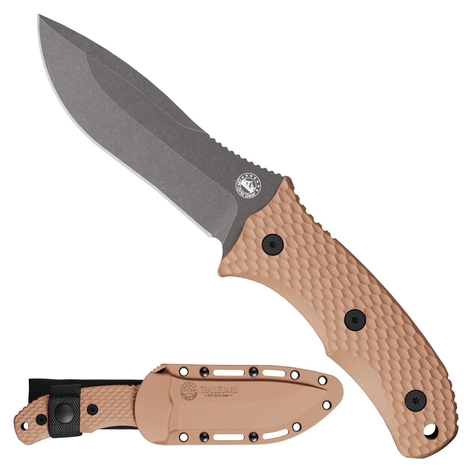 Cuchillo Fijo TRAILGUARD Equipo Off-Grid 23.5cm Acero Inoxidable