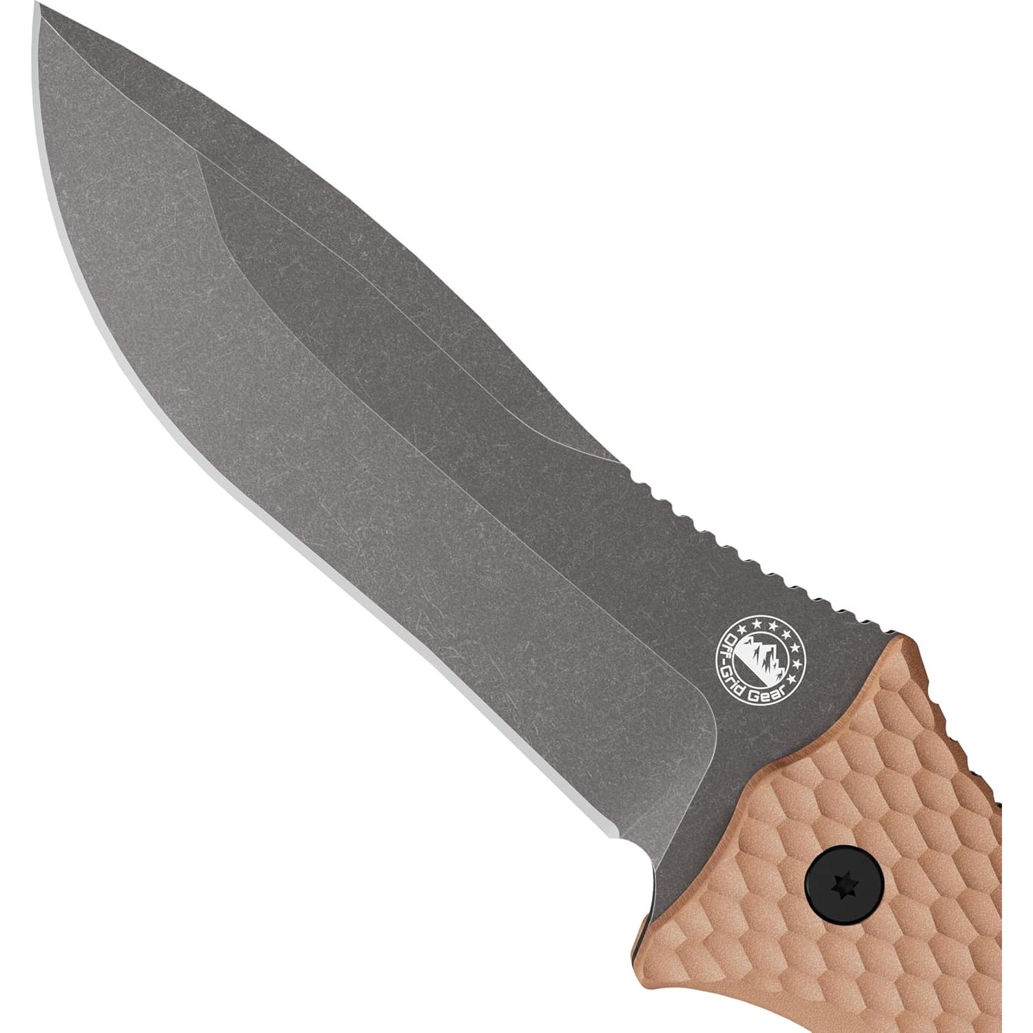 Cuchillo Fijo TRAILGUARD Equipo Off-Grid 23.5cm Acero Inoxidable