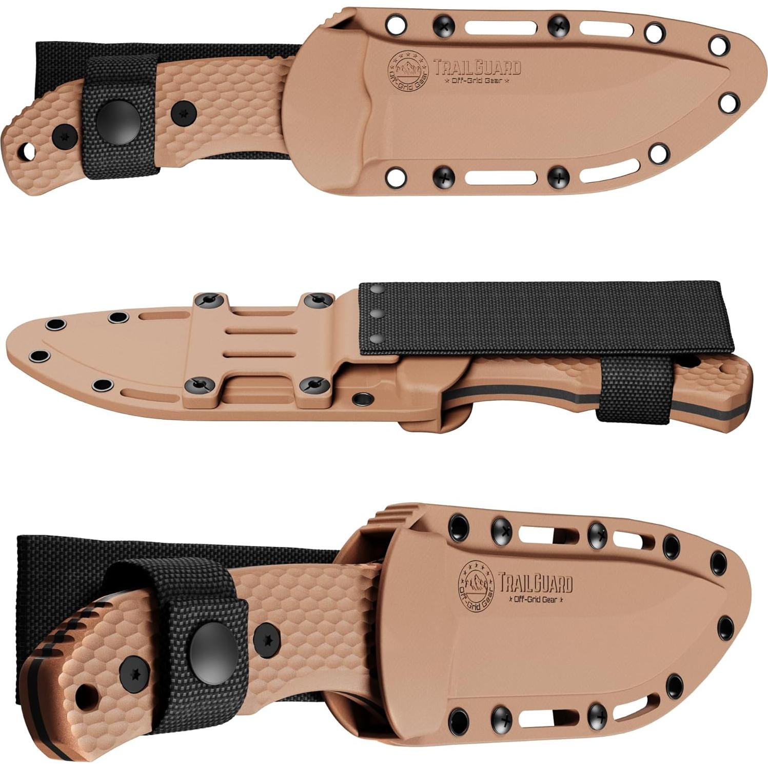 Cuchillo Fijo TRAILGUARD Equipo Off-Grid 23.5cm Acero Inoxidable