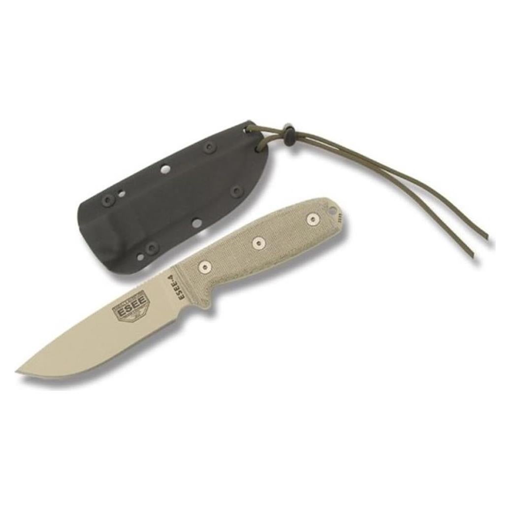 Cuchillo ESEE 4 Full Tang Acero al Carbono 11.4 cm Verde OD