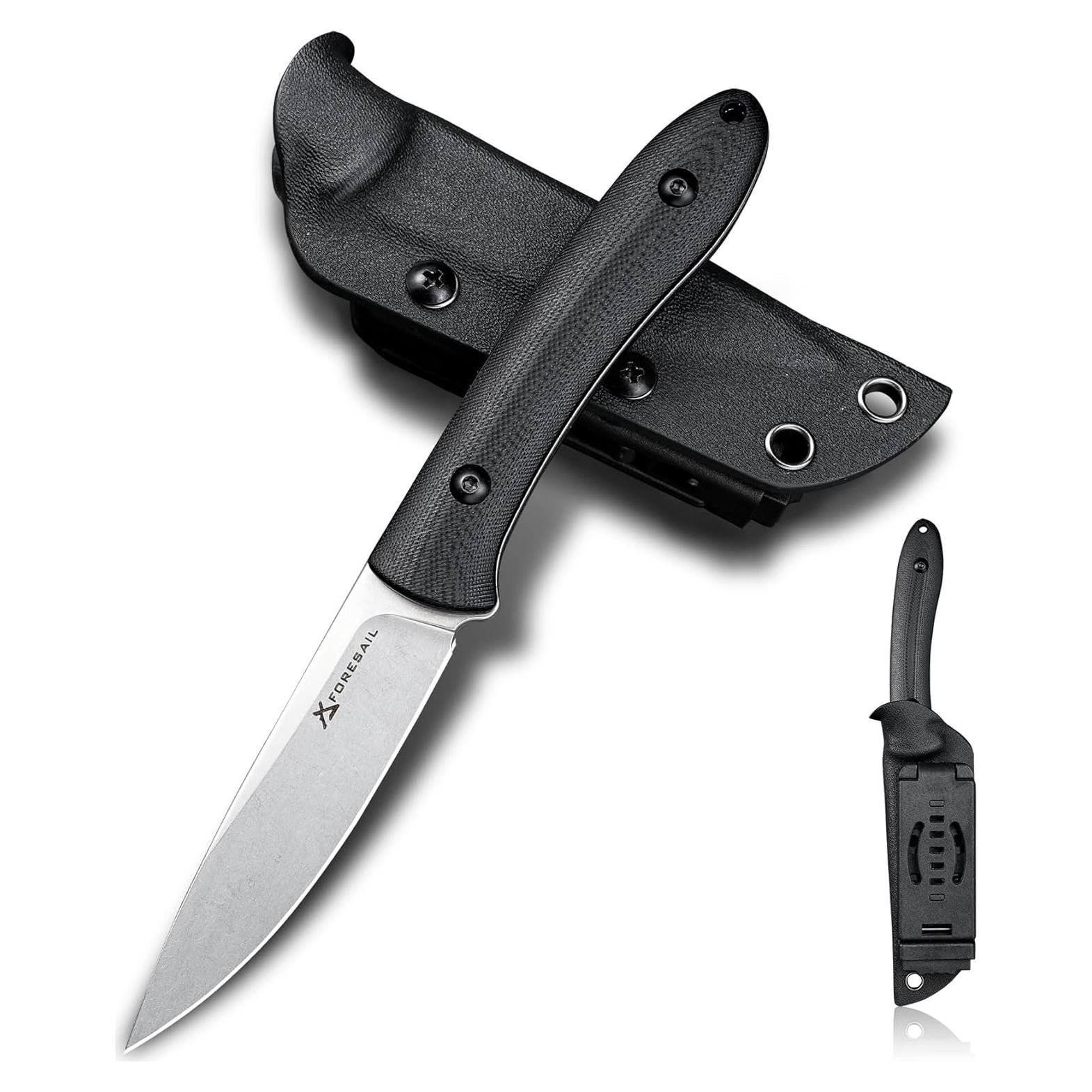 Cuchillo Fijo FORESAIL F2411SK Acero DC53 8.3cm Mango G10