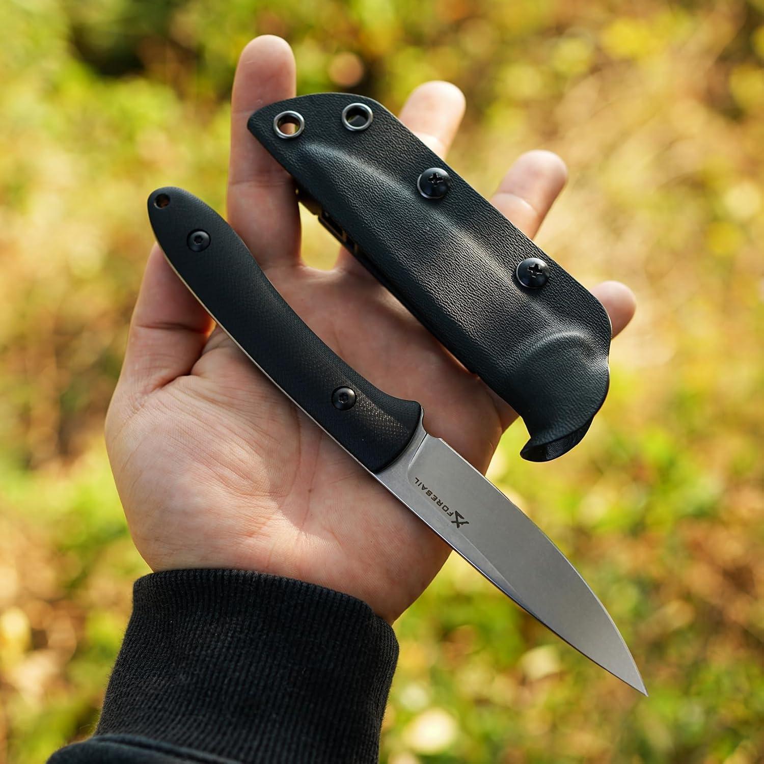 Cuchillo Fijo FORESAIL F2411SK Acero DC53 8.3cm Mango G10