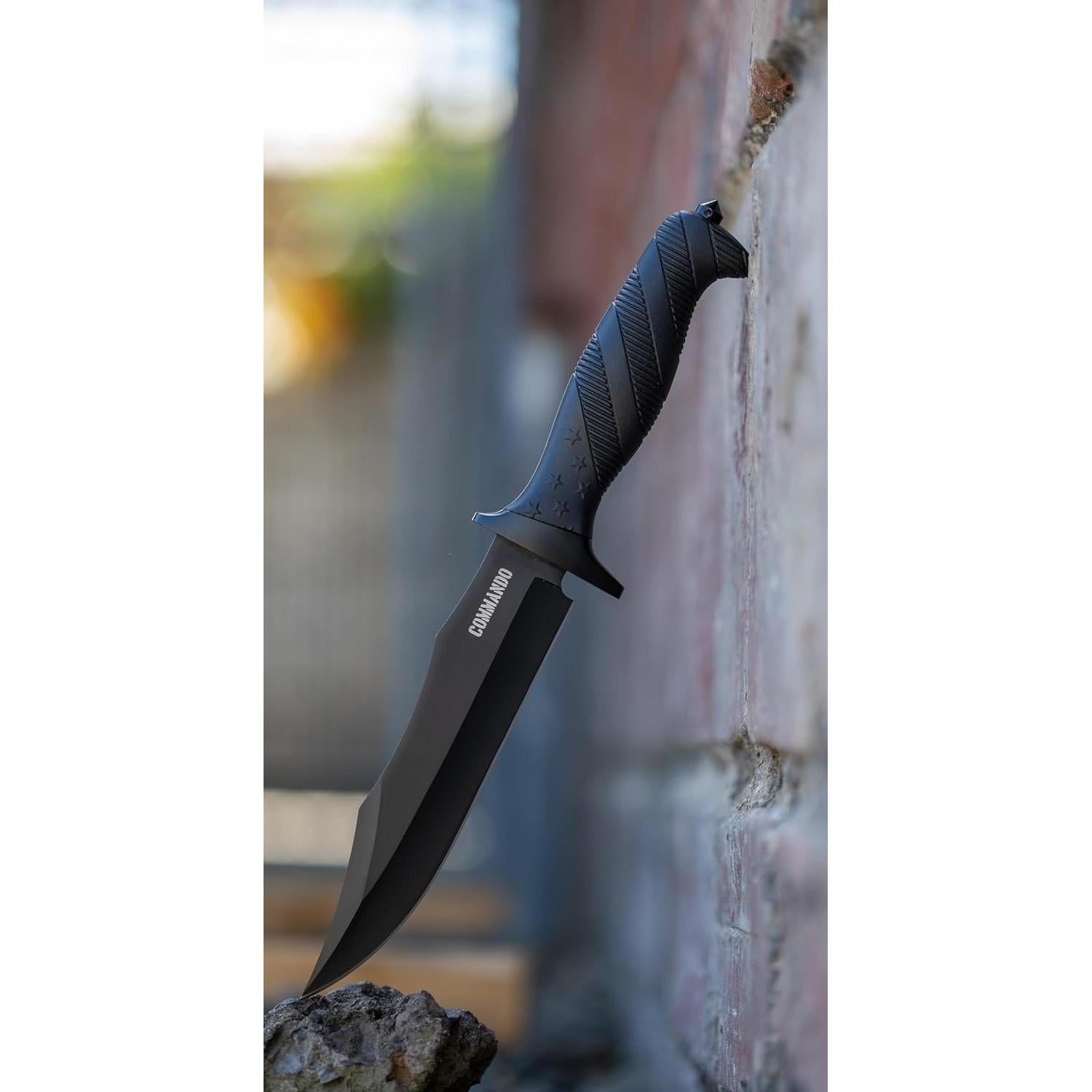 Cuchillo de Campo Fijo TRS Commando 31.4 cm Acero Inoxidable