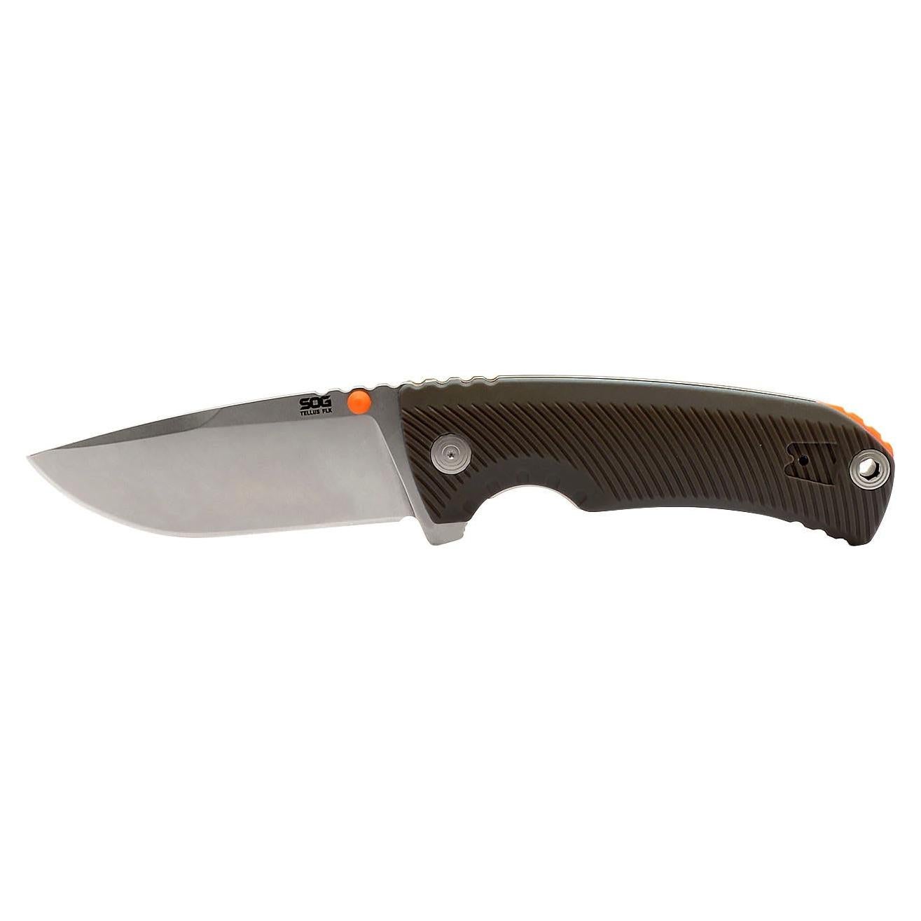 Cuchillo Táctico SOG TELLUS FLK FDE 3.81 cm 0.45 kg