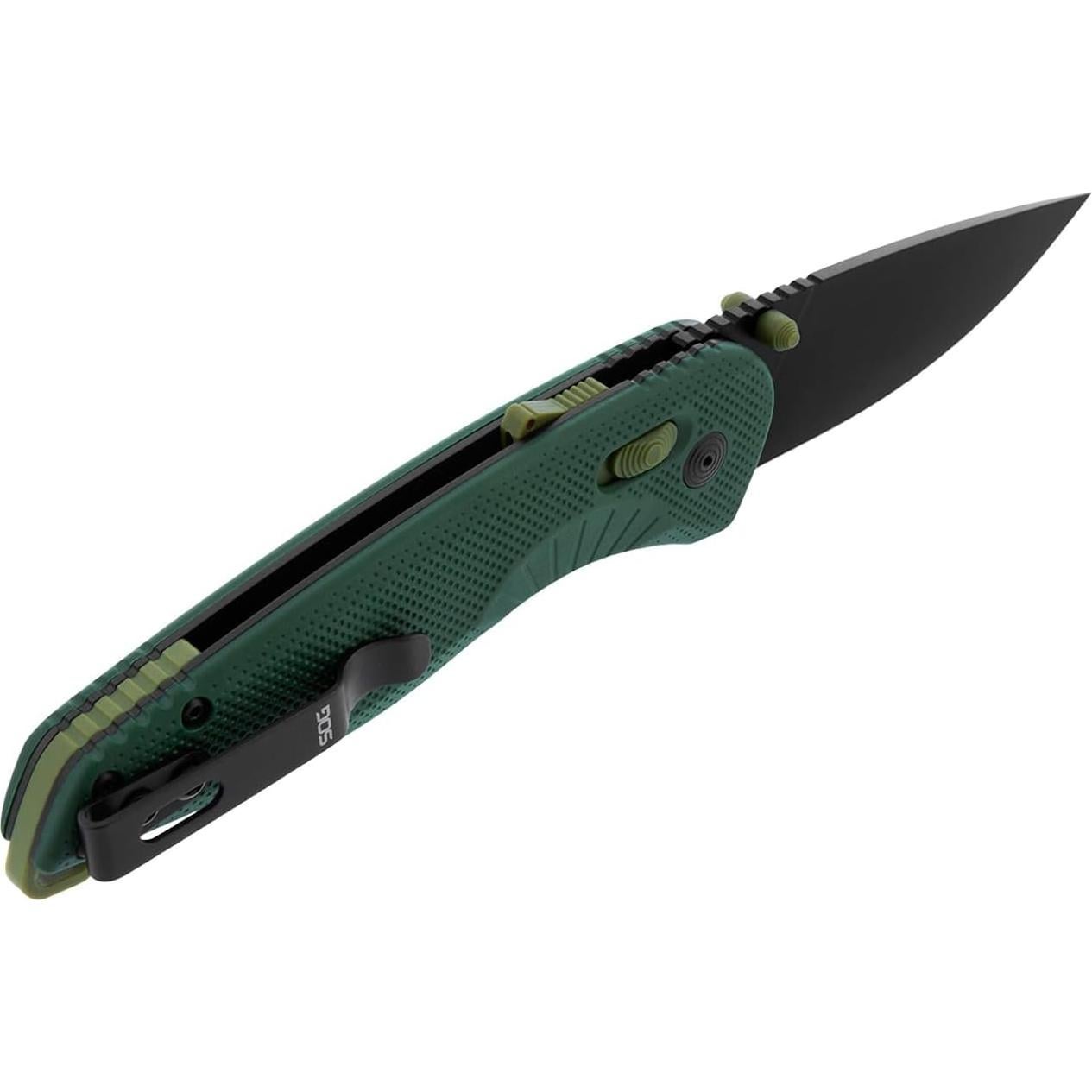 Cuchillo Plegable SOG Aegis AT - Acero D2, Bloqueo AT-XR