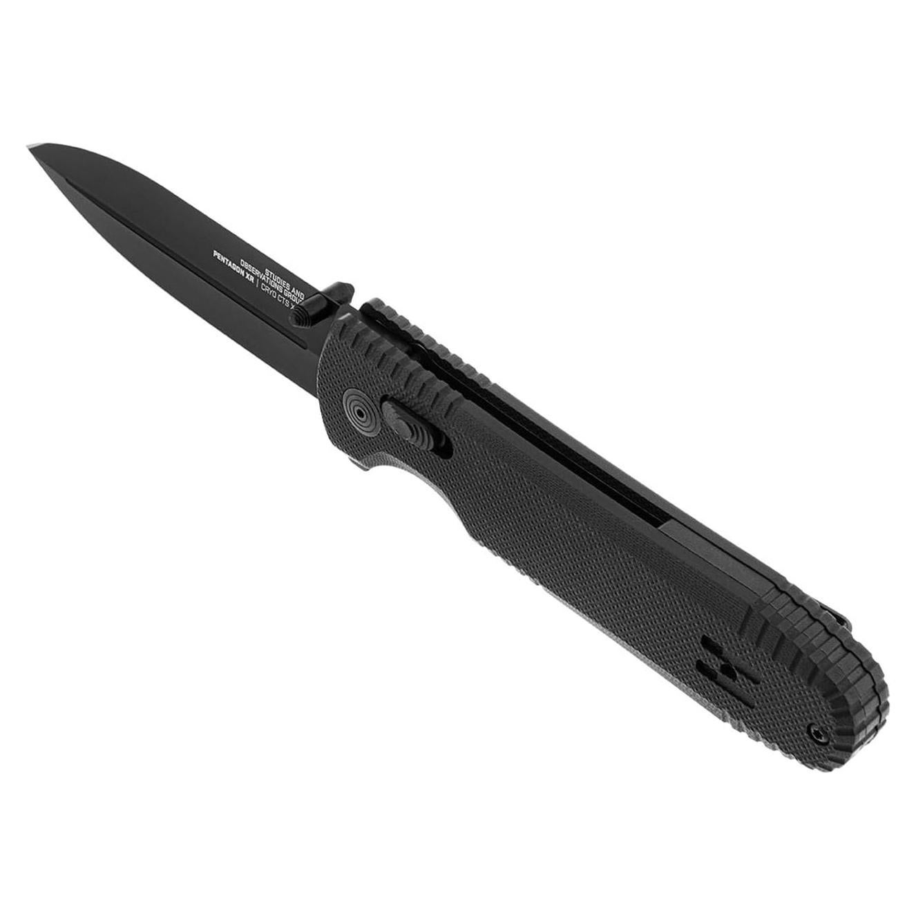 Cuchillo Plegable SOG Pentagon XR 9.2 cm Acero CTS XHP Negro