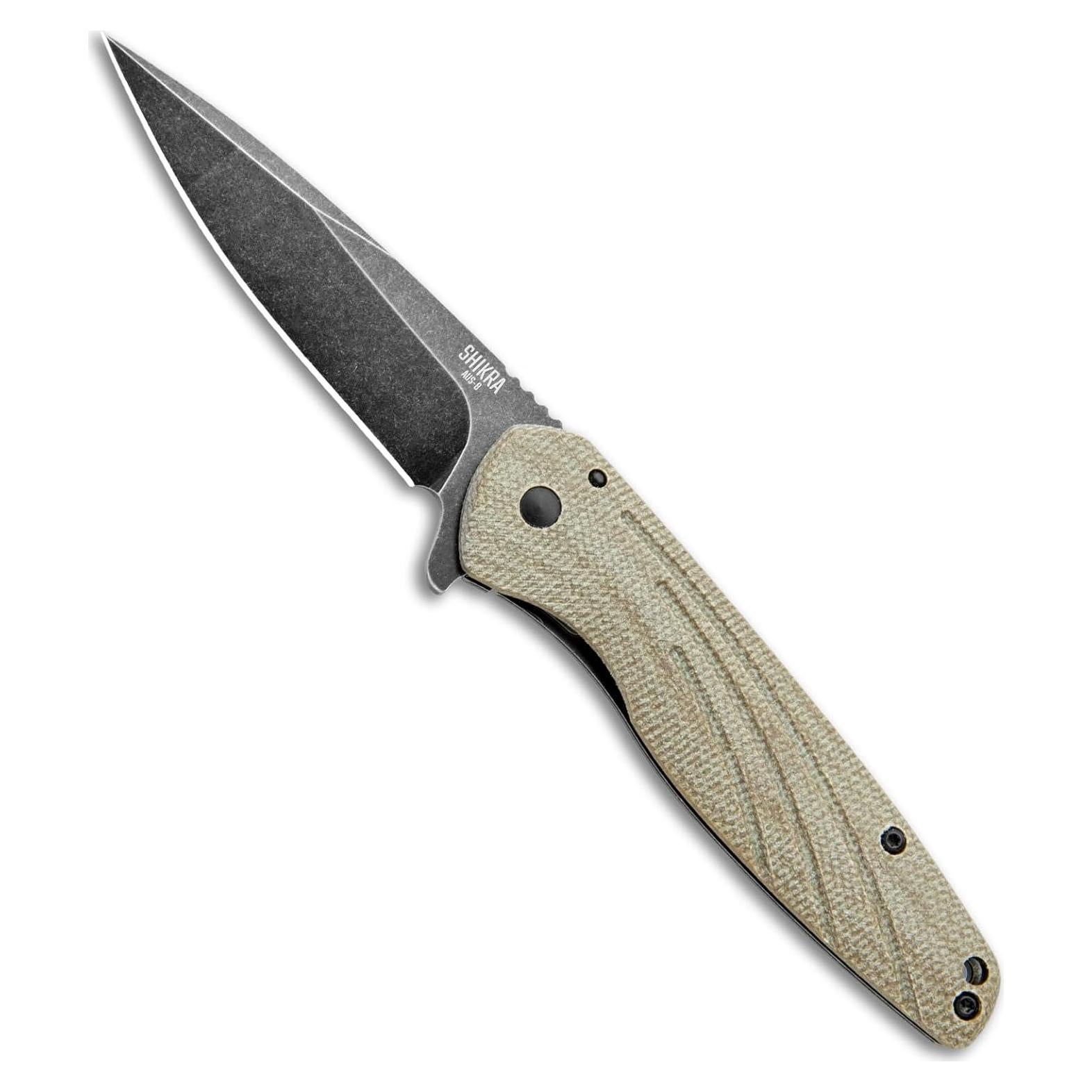 Cuchillo Plegable Ontario Knife Company Shikra 8.13 cm Titanio