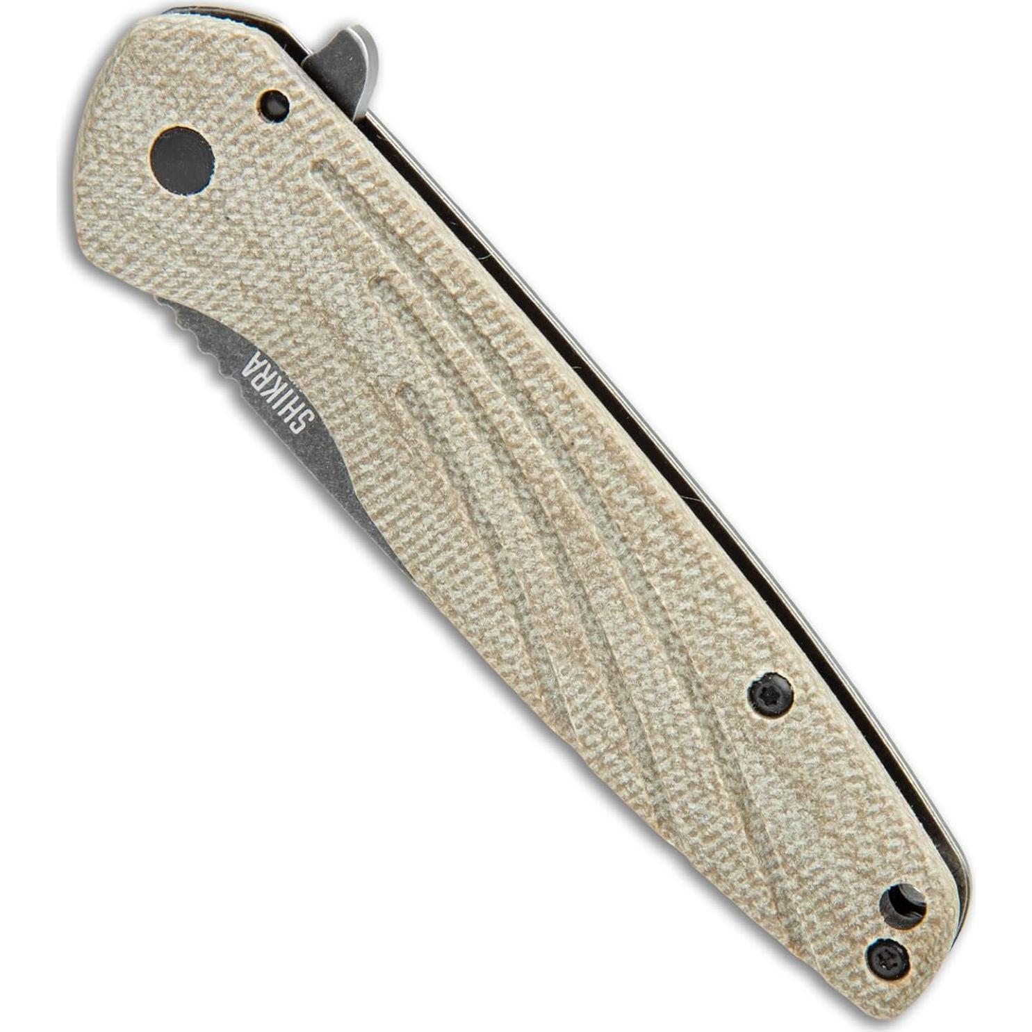 Cuchillo Plegable Ontario Knife Company Shikra 8.13 cm Titanio