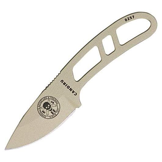 Cuchillo ESEE DT Candiru 13 cm con funda de cordura negra