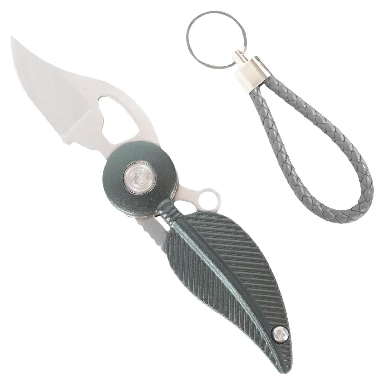 Cuchillo de bolsillo mini CHJIANAO verde oscuro EDC 9.7 cm