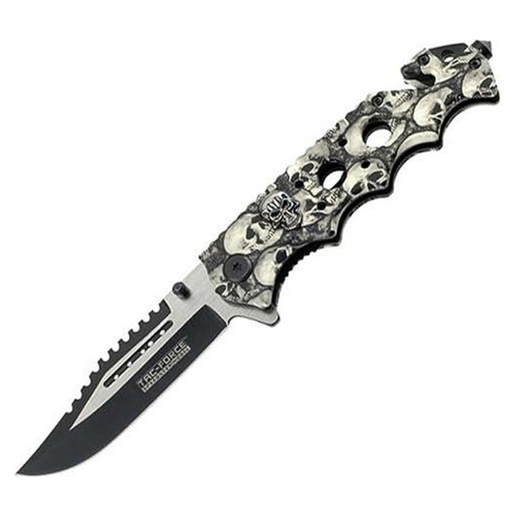 Cuchillo Plegable TAC Force TF-809, Hoja Bicolor 8.9 cm