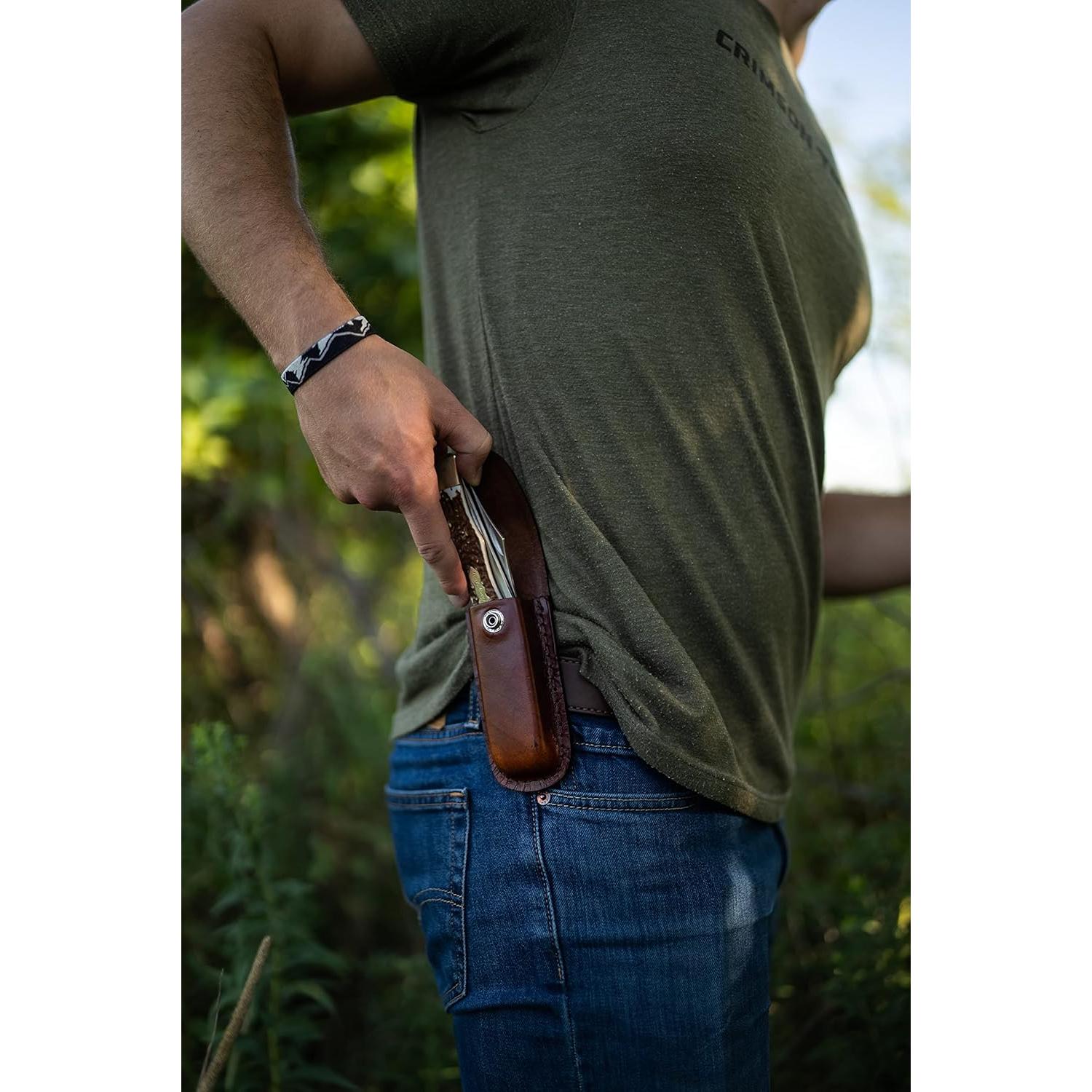 Cuchillo de bolsillo plegable Uncle Henry 227UH acero inoxidable