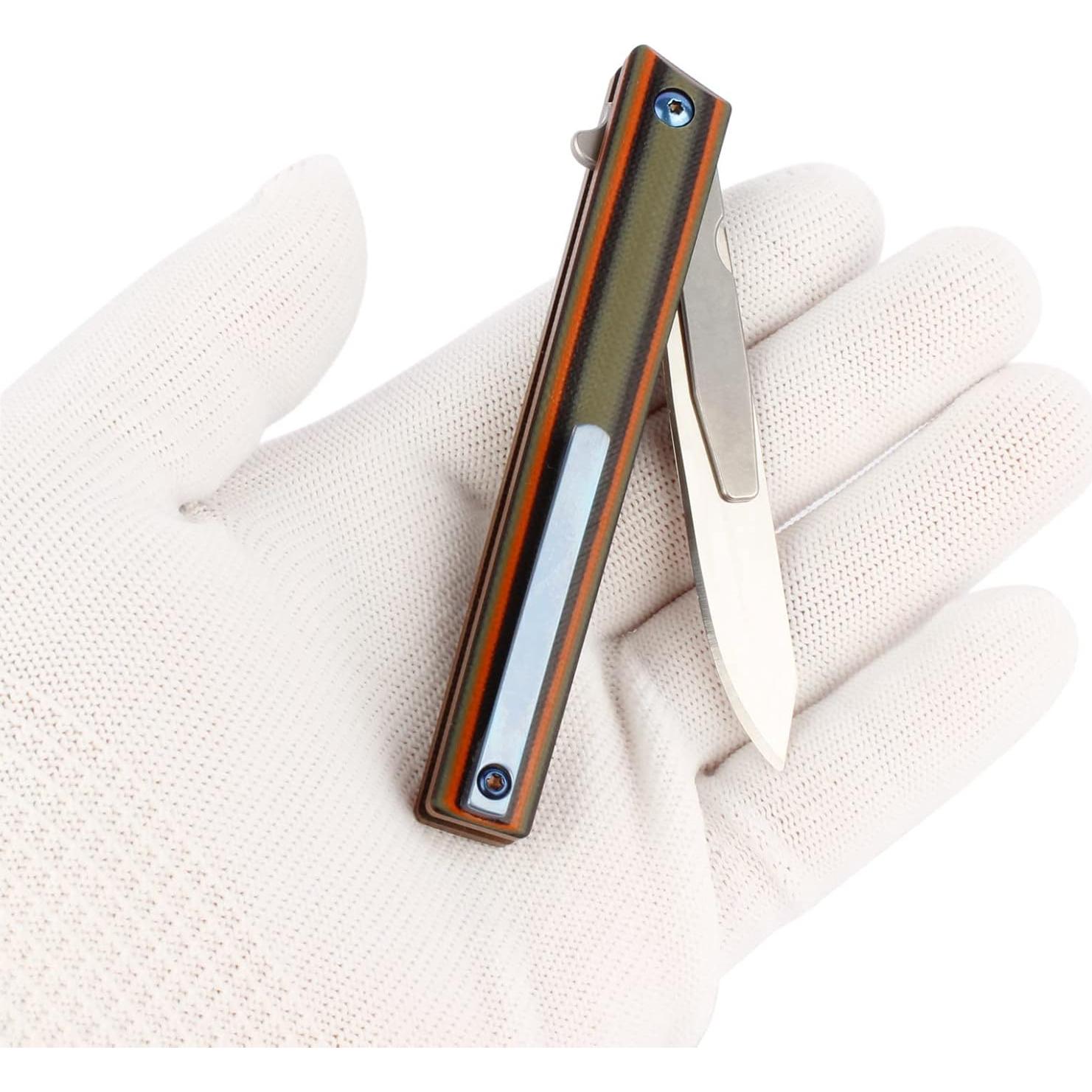 Cuchillo Escalpelo Plegable Tenchilon G37 con 10 Hojas Reemplazables