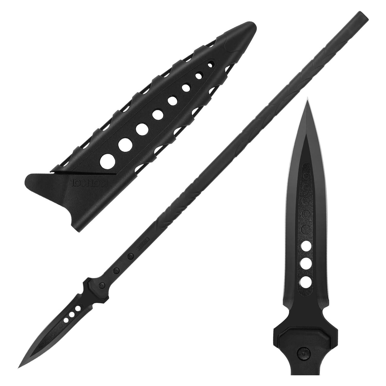 Lanza de Supervivencia Kalkal de Acero Inoxidable 106.68cm