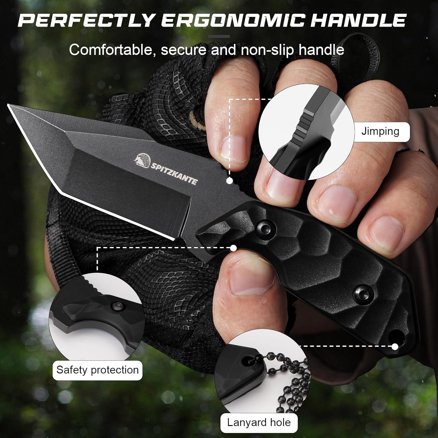 Cuchillo de Cuello SPITZKANTE XIAOTANKE 7.8 cm Acero Inoxidable