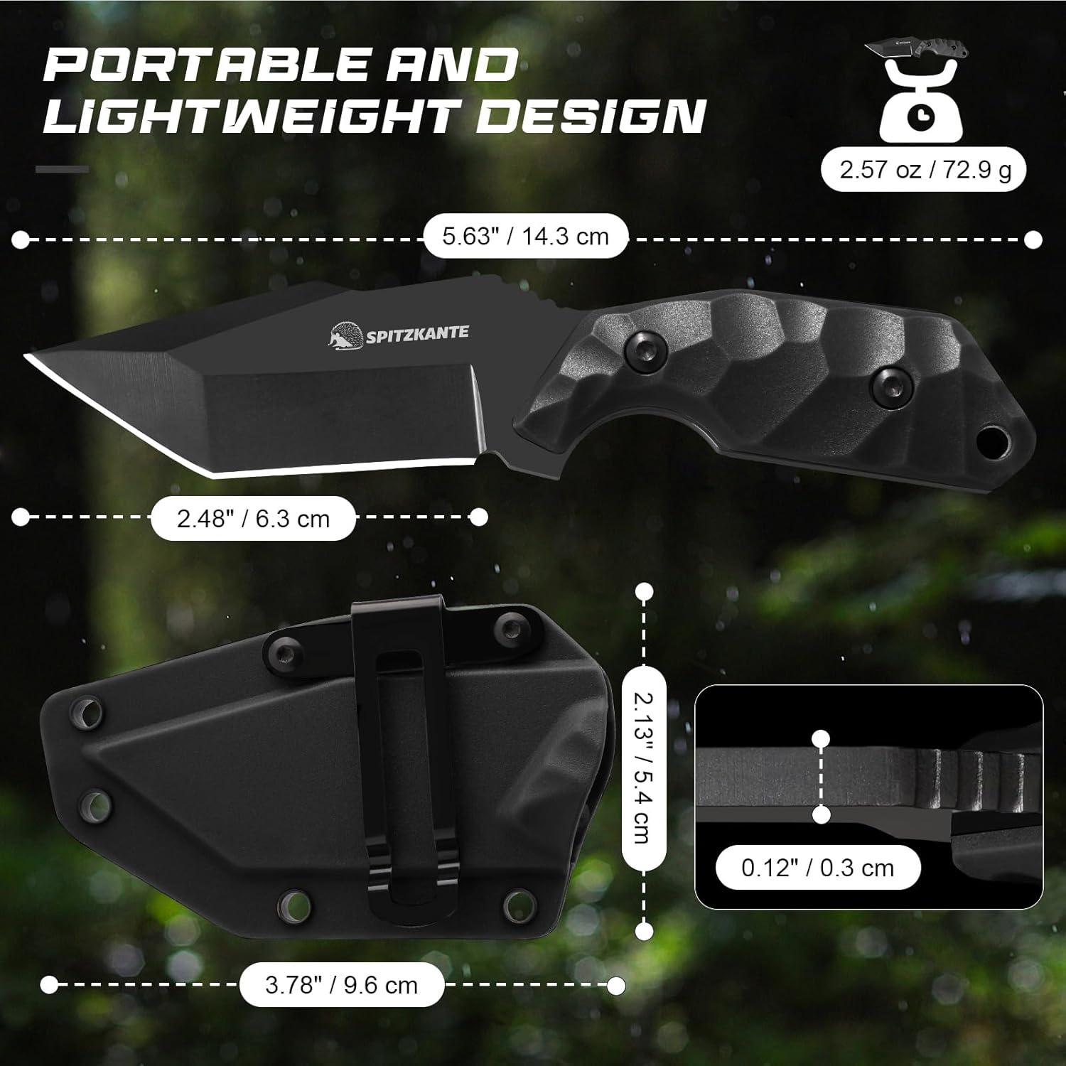 Cuchillo de Cuello SPITZKANTE XIAOTANKE 7.8 cm Acero Inoxidable