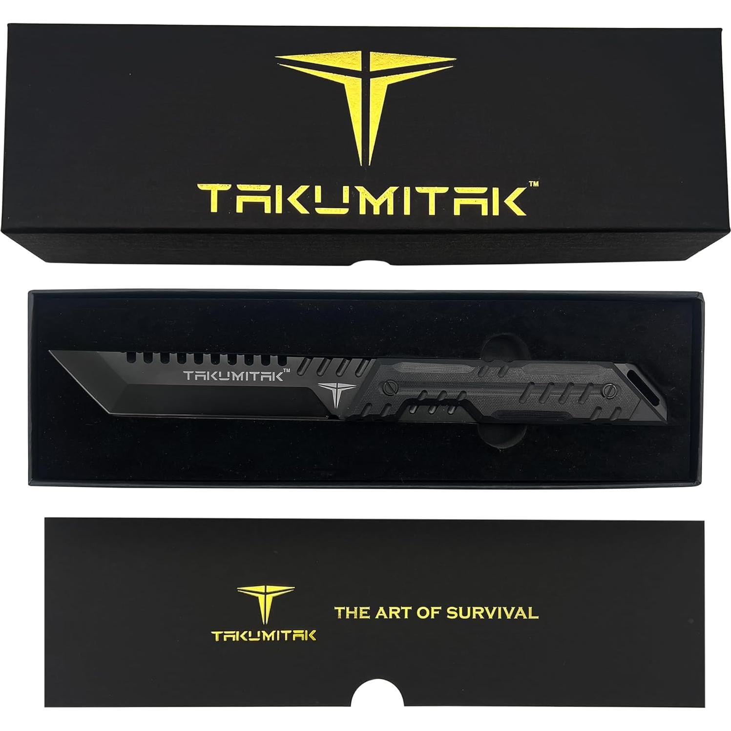 Cuchillo Táctico TAKUMITAK Modelo SOLUCIÓN 31.12 cm D2