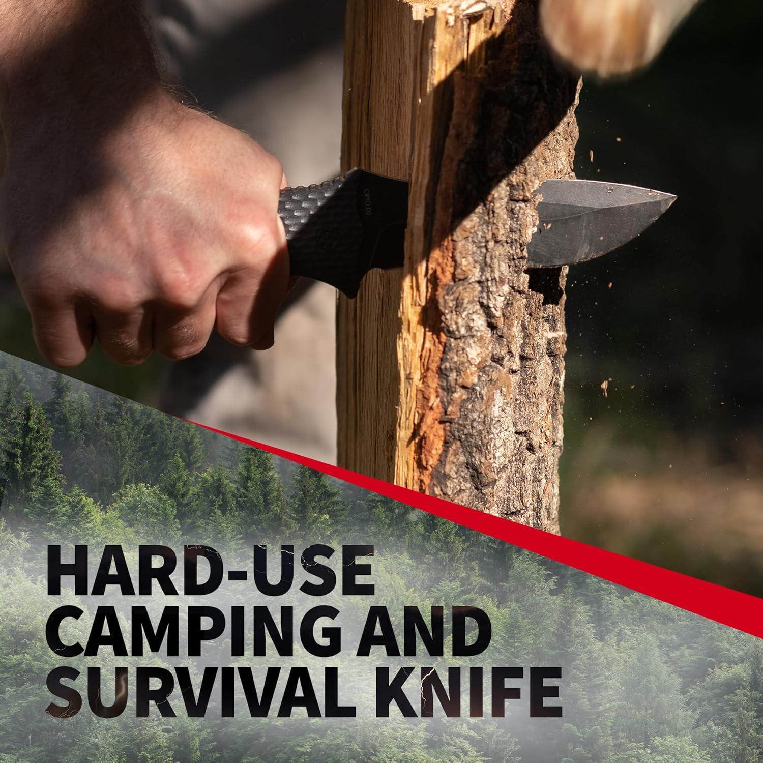 Cuchillo Fijo Off-Grid Blackout V2 Cryo D2 11.43cm Camping