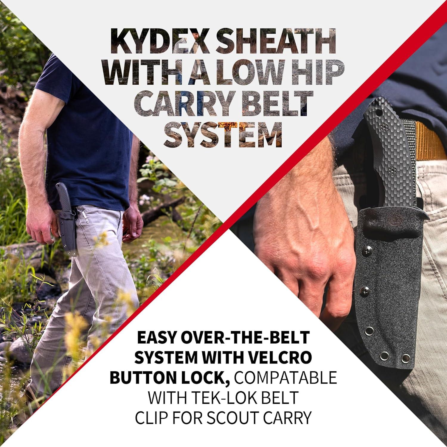 Cuchillo Fijo Off-Grid Blackout V2 Cryo D2 11.43cm Camping