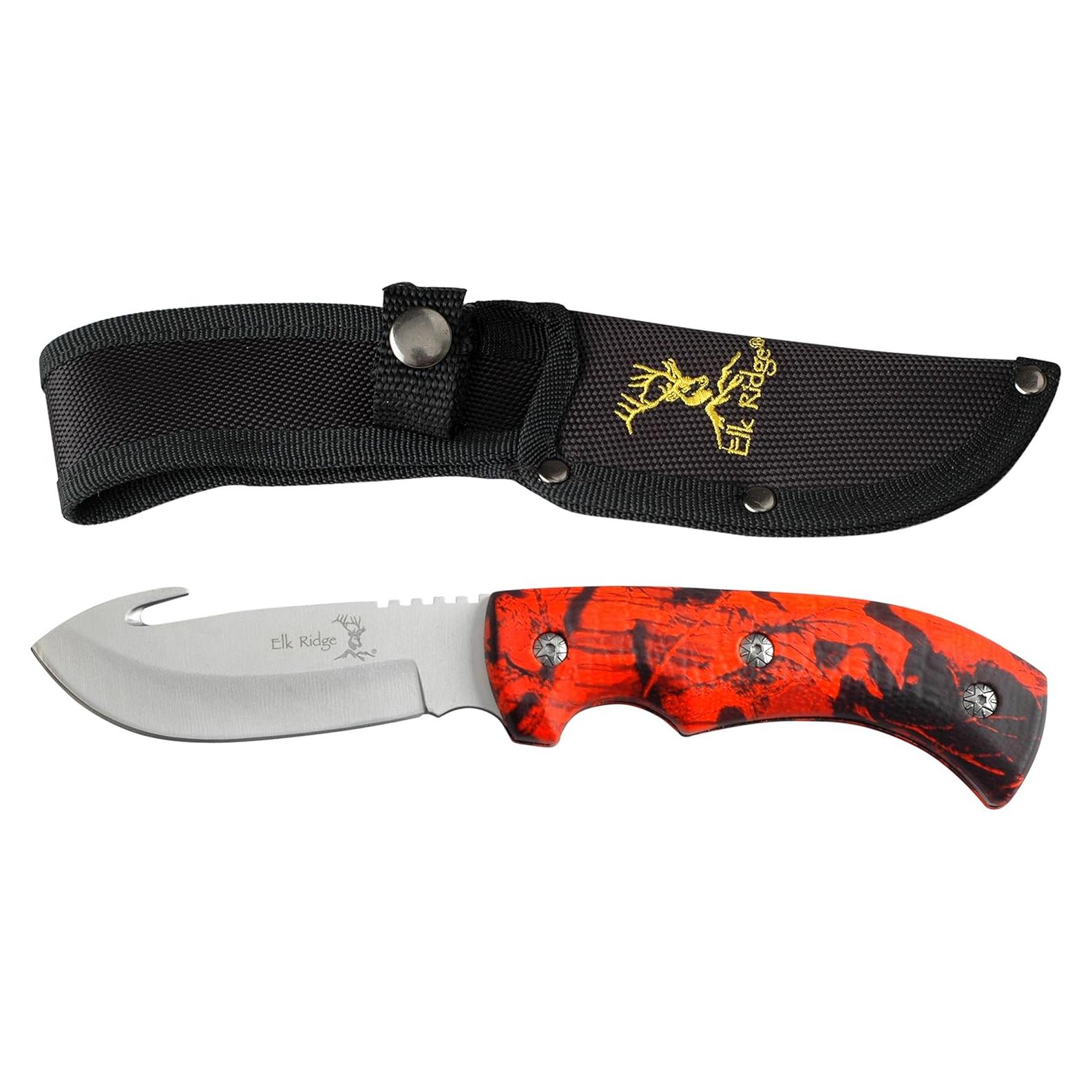 Cuchillo Fijo Elk Ridge ER-274RC 22.23 cm Acero Inoxidable Camo