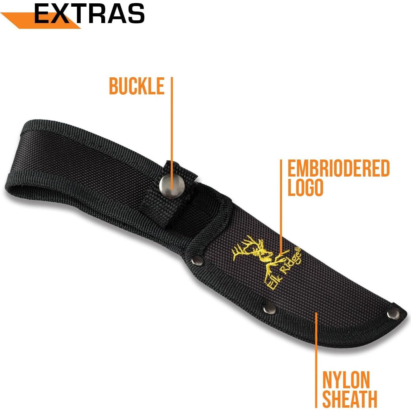 Cuchillo Fijo Elk Ridge ER-274RC 22.23 cm Acero Inoxidable Camo