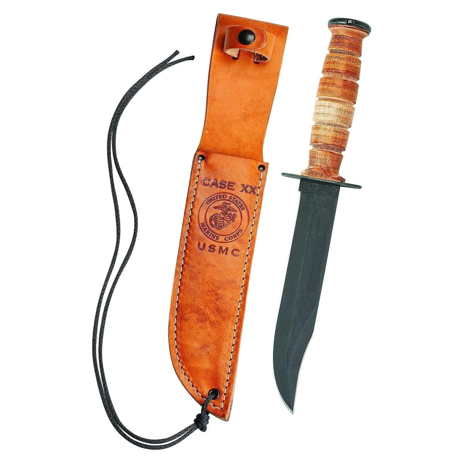 Cuchillo Fijo USMC Case 00334 con Hoja de Acero 17.78 cm