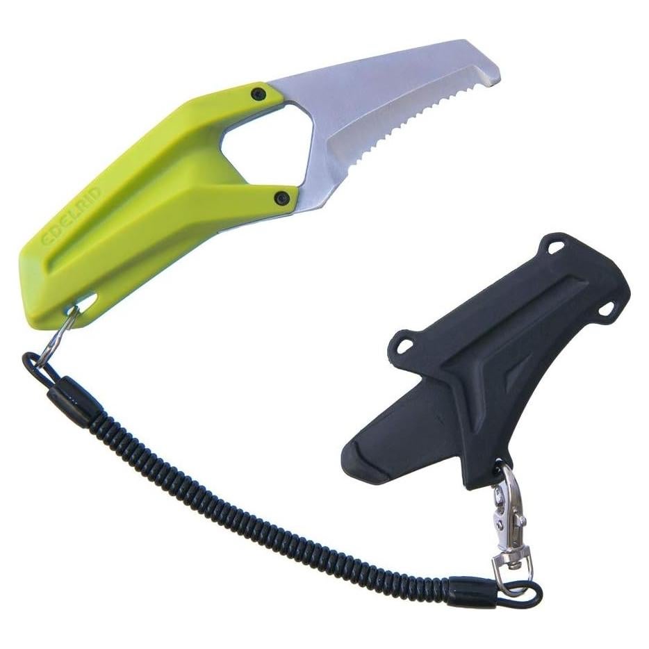 Cuchillo de Rescate EDELRID Oasis - Hoja Serrada 20.5cm