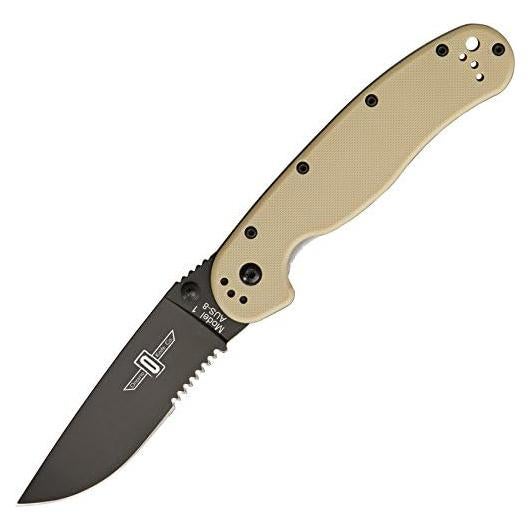 Cuchillo Plegable Ontario Knife Co. Rat 1, Acero AUS-8, 21.6 cm