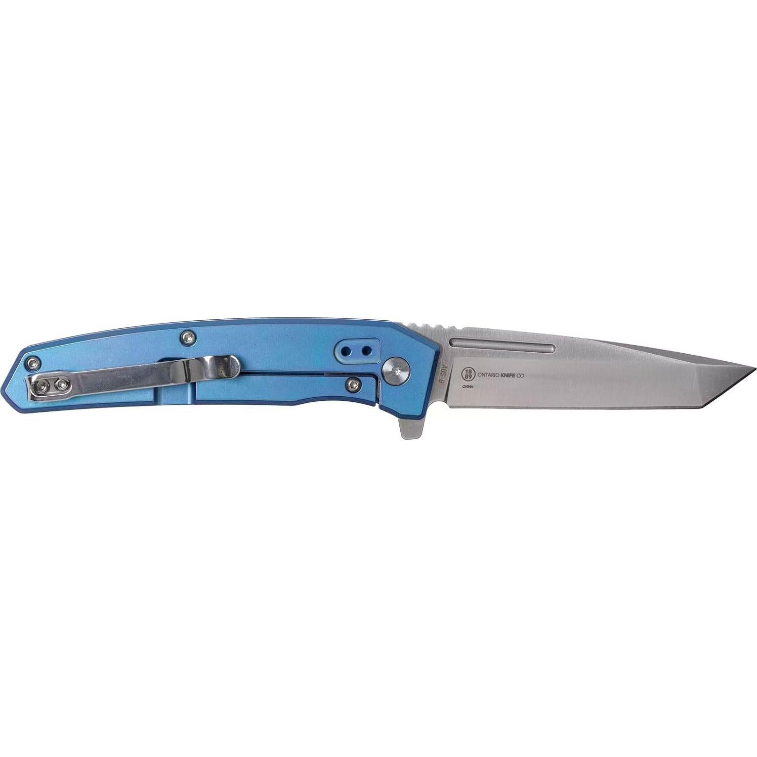 Cuchillo Plegable Ontario Ti-22 Ultrablue 18.9 cm Titanio