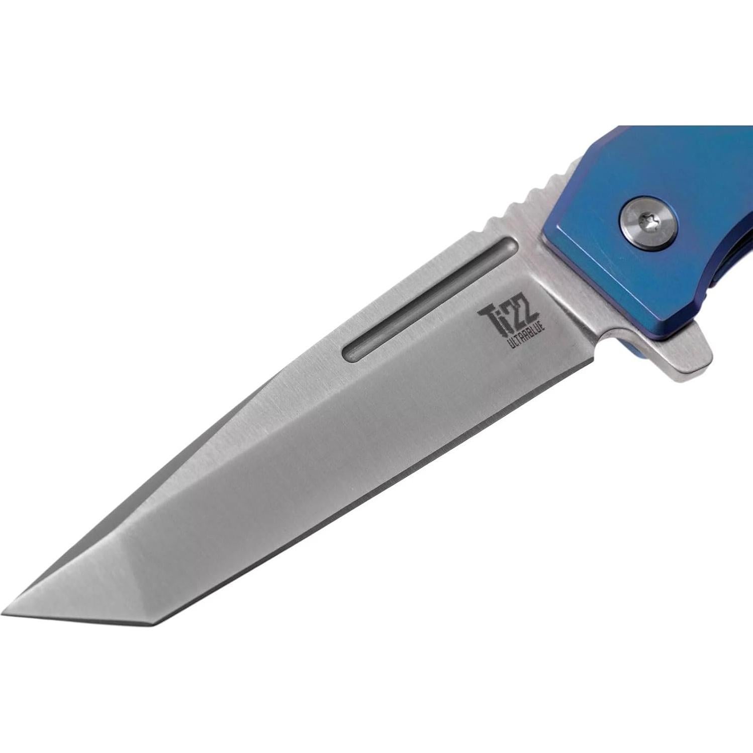 Cuchillo Plegable Ontario Ti-22 Ultrablue 18.9 cm Titanio
