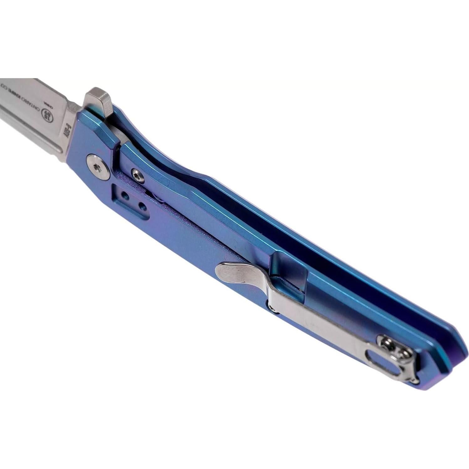 Cuchillo Plegable Ontario Ti-22 Ultrablue 18.9 cm Titanio