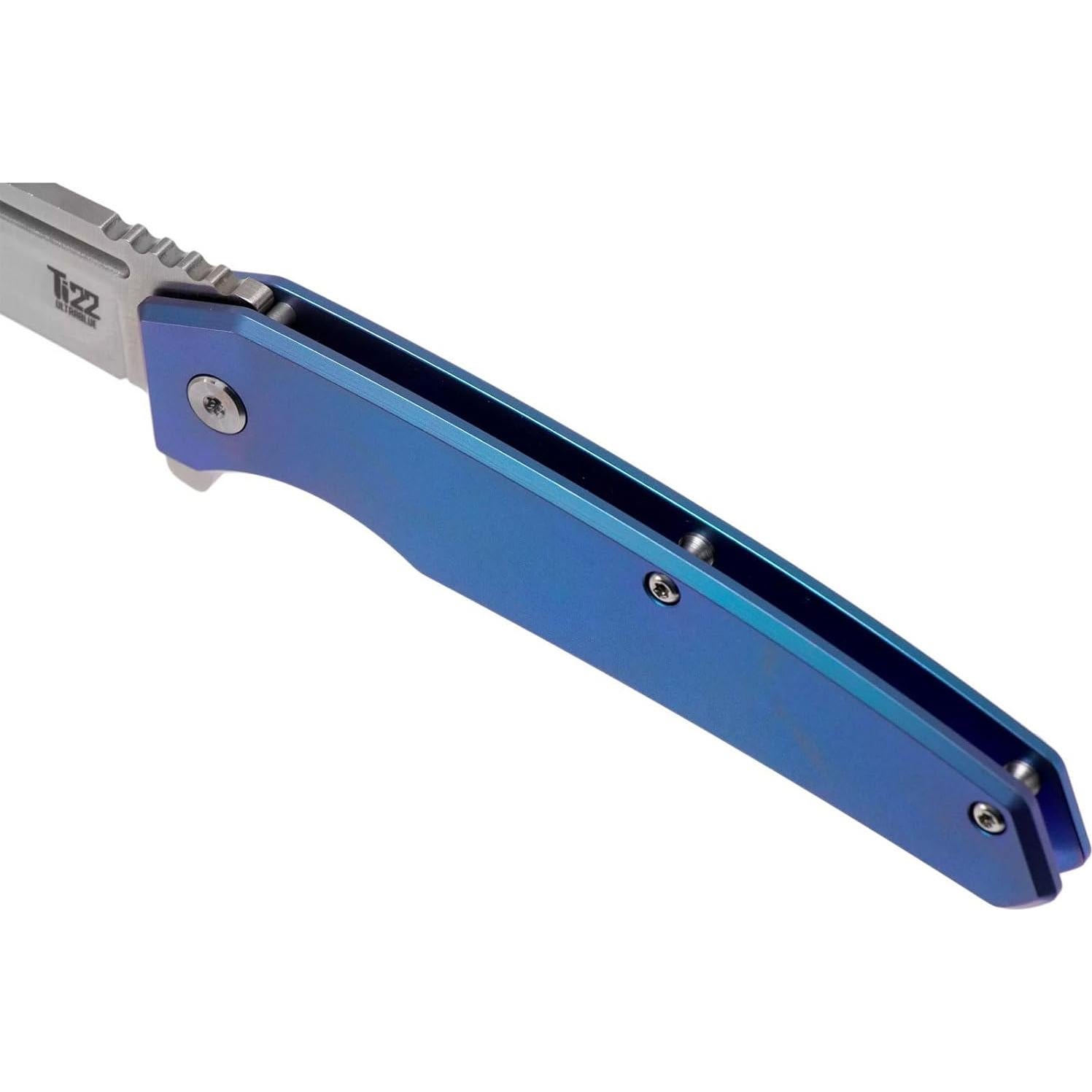 Cuchillo Plegable Ontario Ti-22 Ultrablue 18.9 cm Titanio
