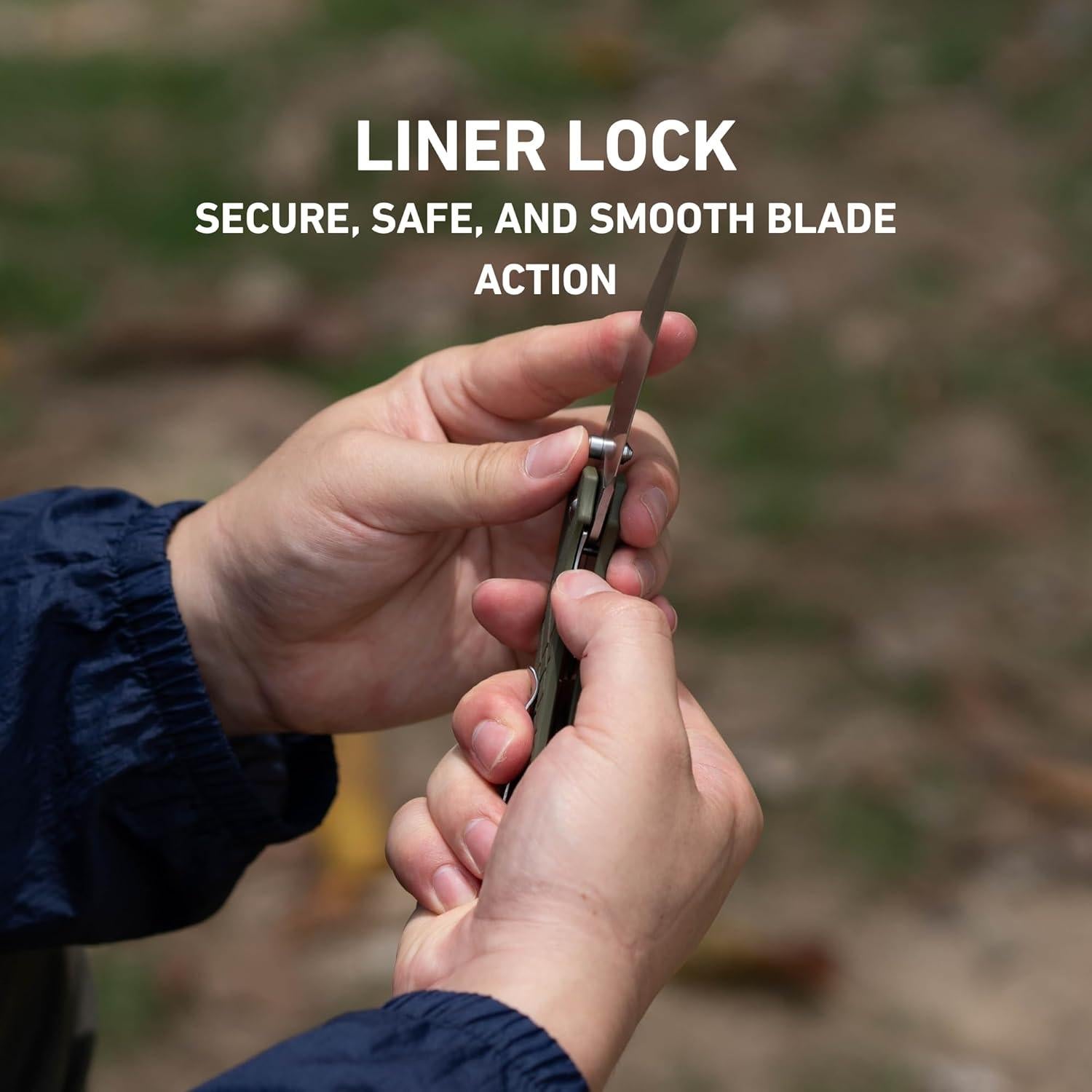 Cuchillo Plegable CJRB Kestrel 8.4cm Hoja AR-RPM9 Verde G10