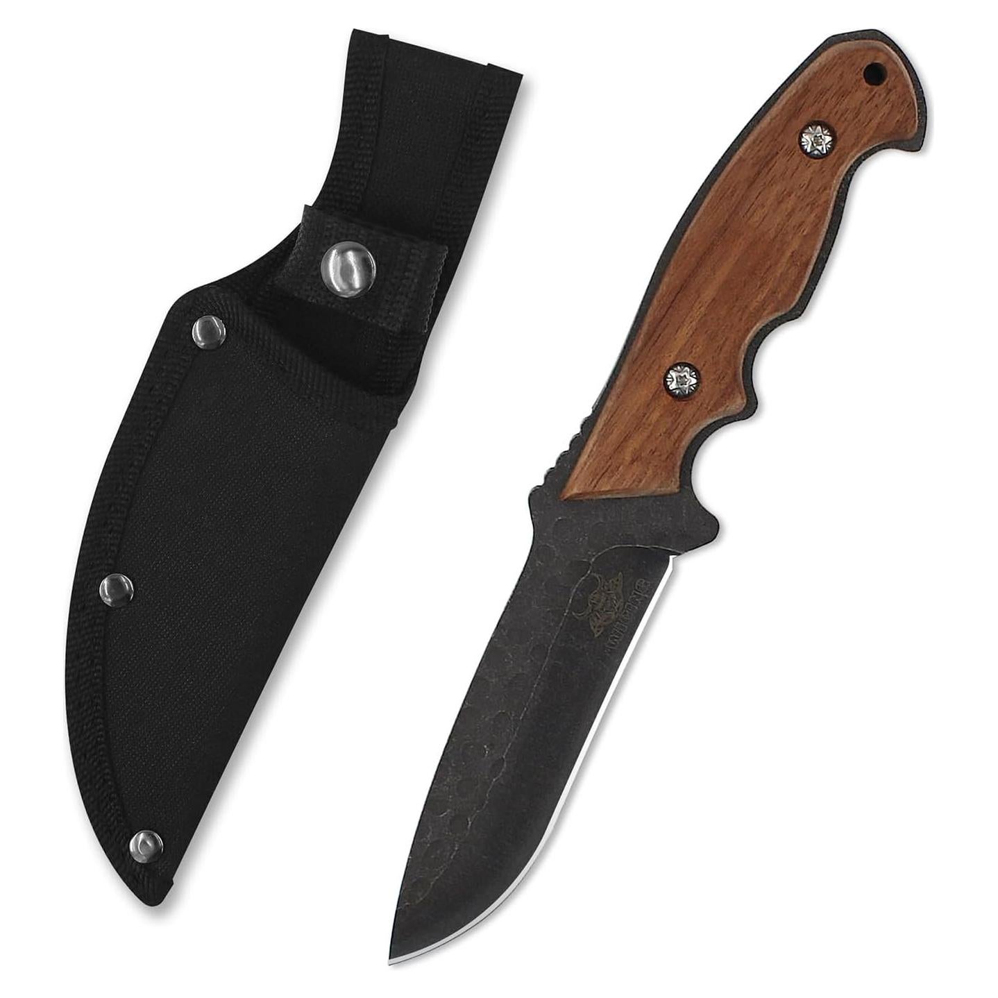 Cuchillo de Hoja Fija WICING 23.6 cm Acero Inoxidable Camping