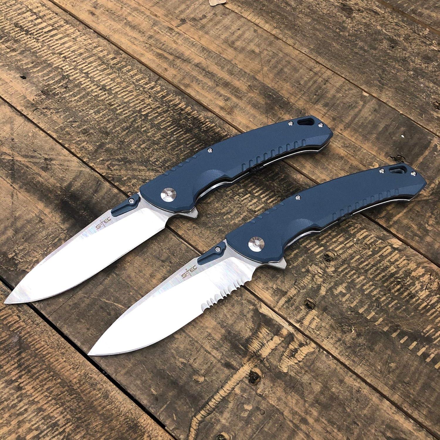 Cuchillo de Bolsillo S-TEC TS011 Acero Inoxidable 8CR14 25.4cm