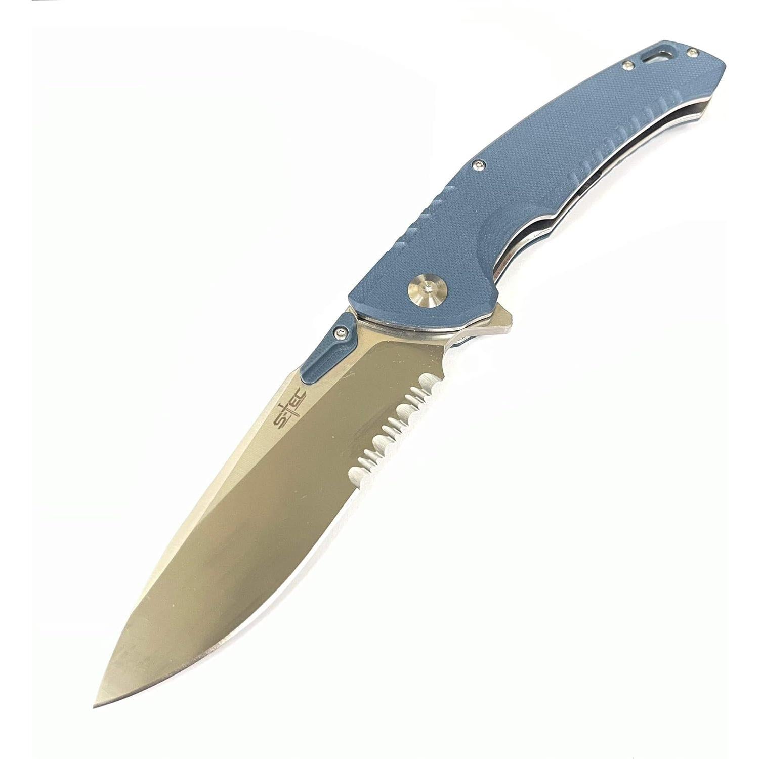 Cuchillo de Bolsillo S-TEC TS011 Acero Inoxidable 8CR14 25.4cm