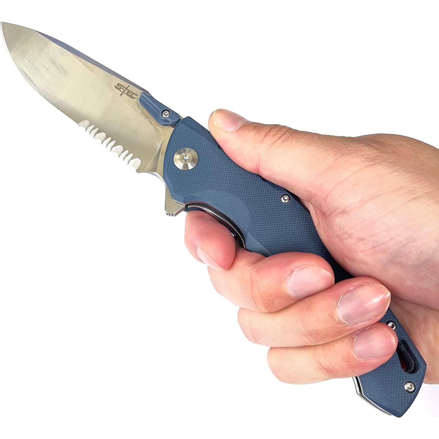 Cuchillo de Bolsillo S-TEC TS011 Acero Inoxidable 8CR14 25.4cm