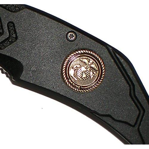 Cuchillo de Rescate The X Bay RESUE Negro Punta Tanto