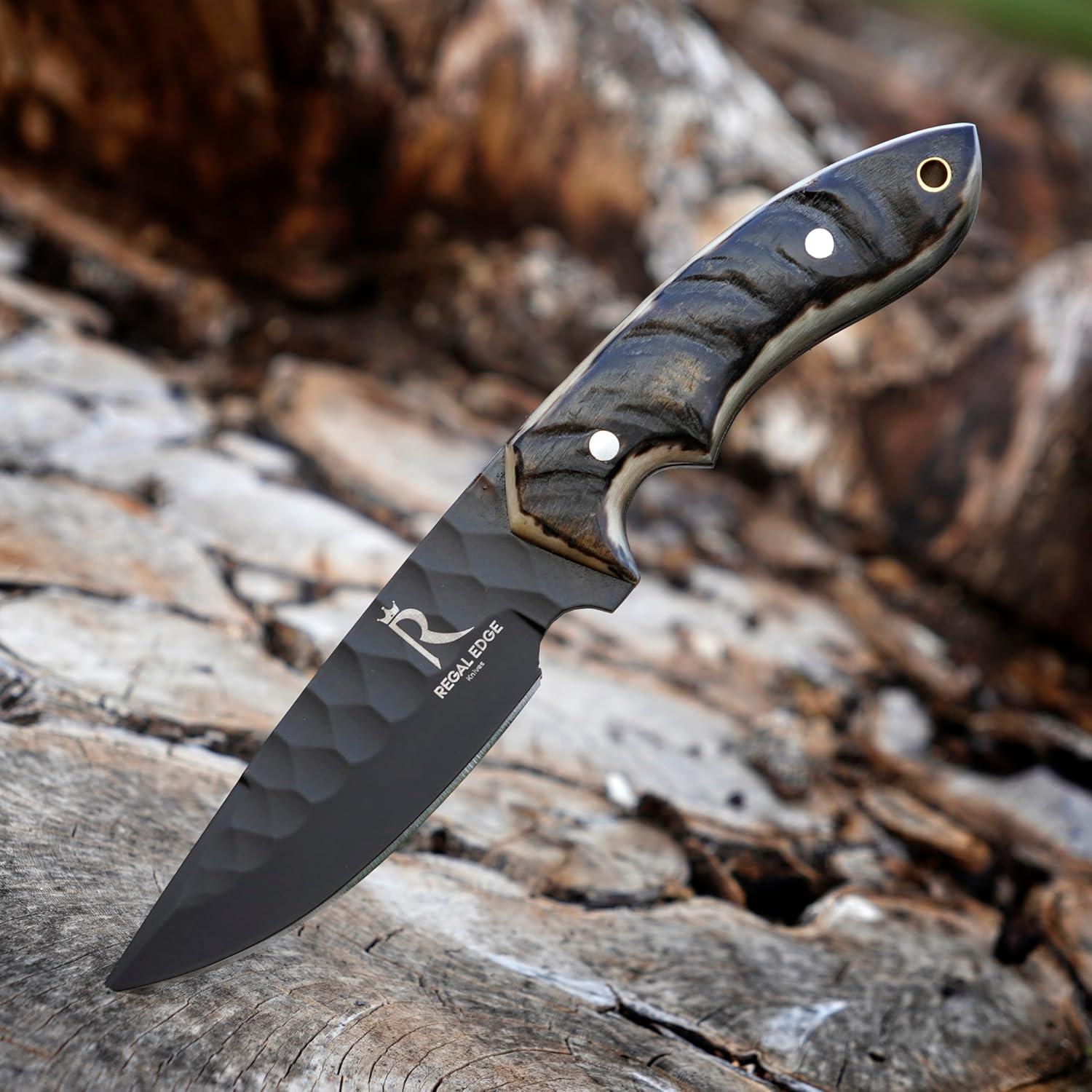 Cuchillo de Caza Regal Edge REK-Trex 5" Acero al Carbono