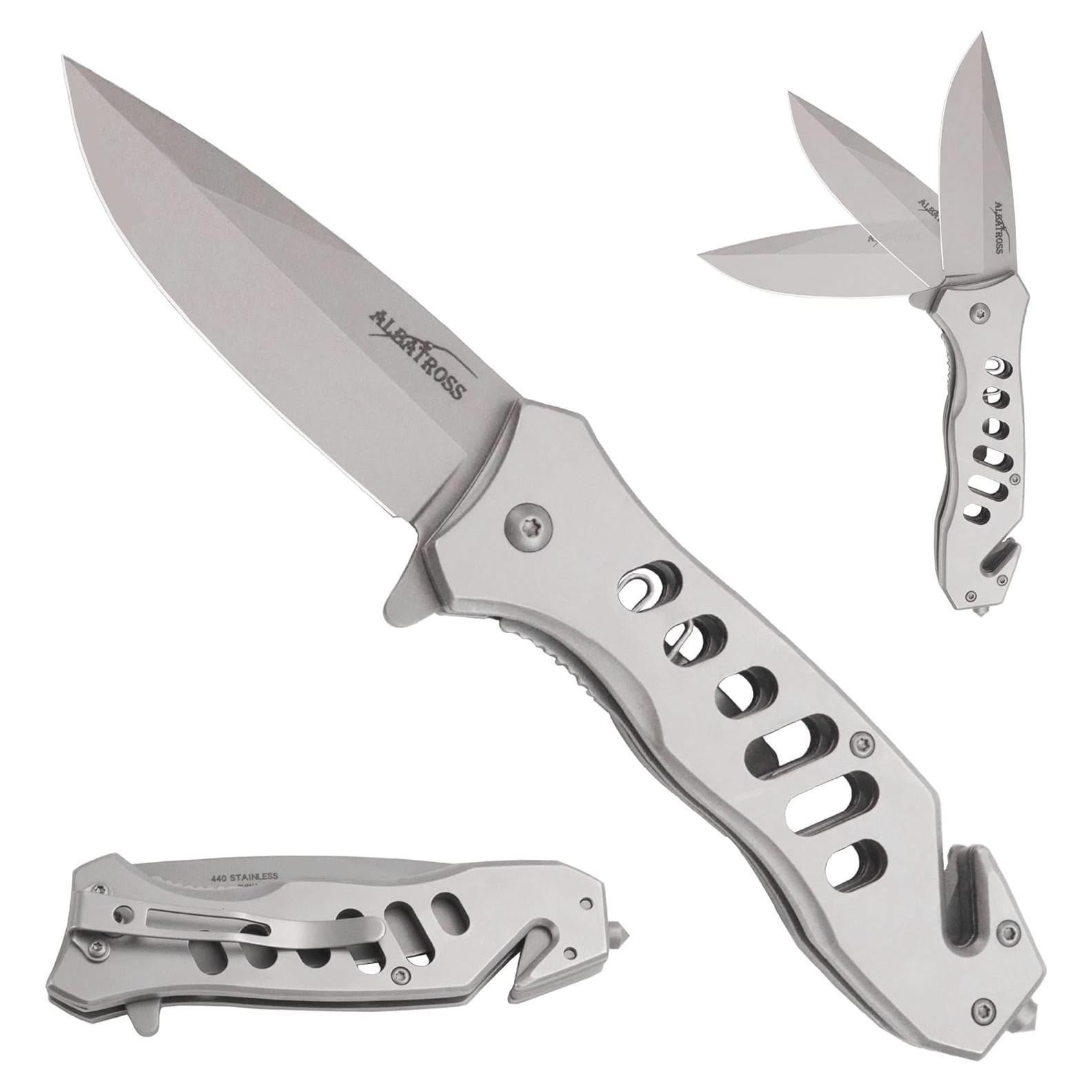 Cuchillo de bolsillo plegable ALBATROSS multifuncional 19.05 cm