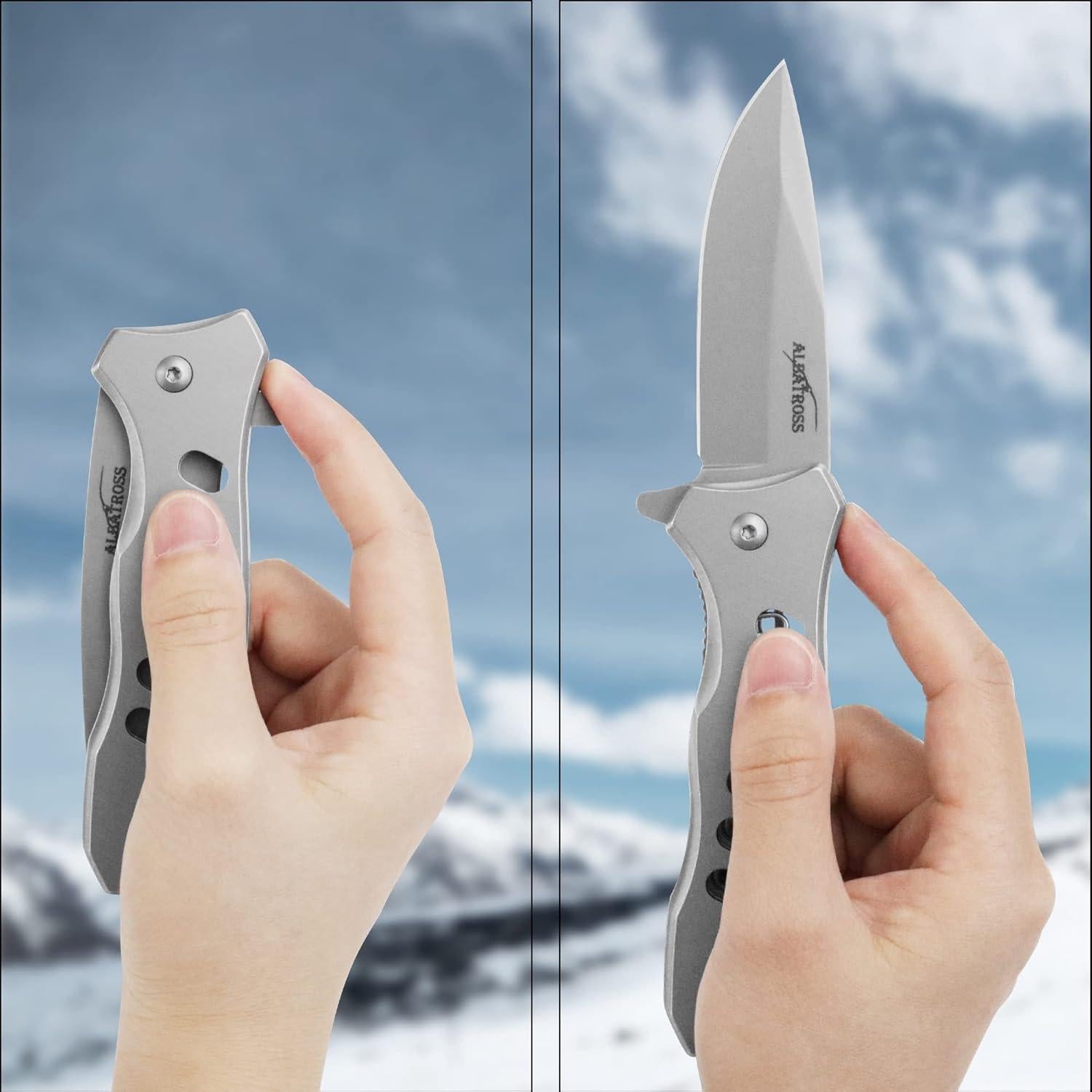 Cuchillo de bolsillo plegable ALBATROSS multifuncional 19.05 cm