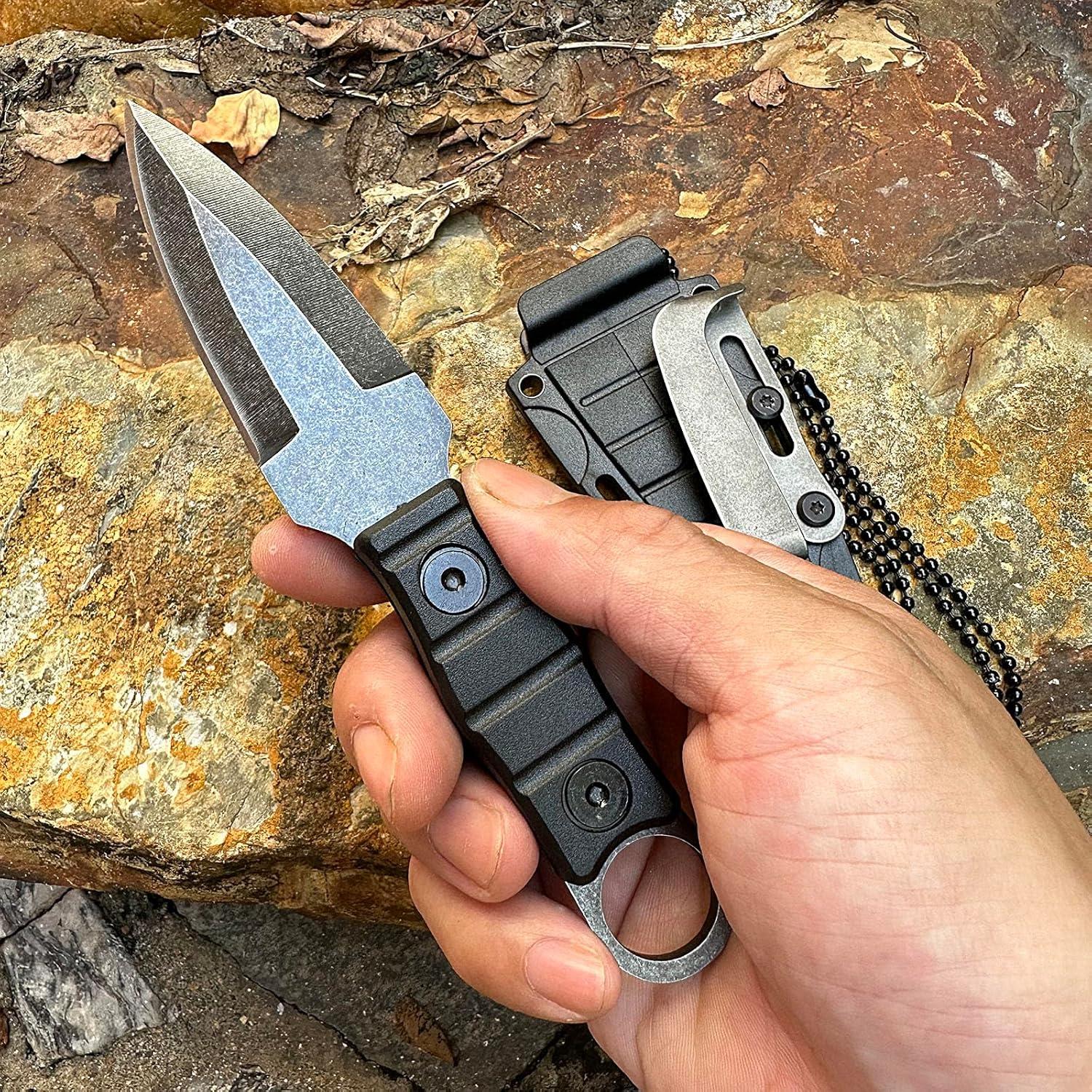 Cuchillo Fijo de Supervivencia WILD TACTICAL 3" Acero Inoxidable