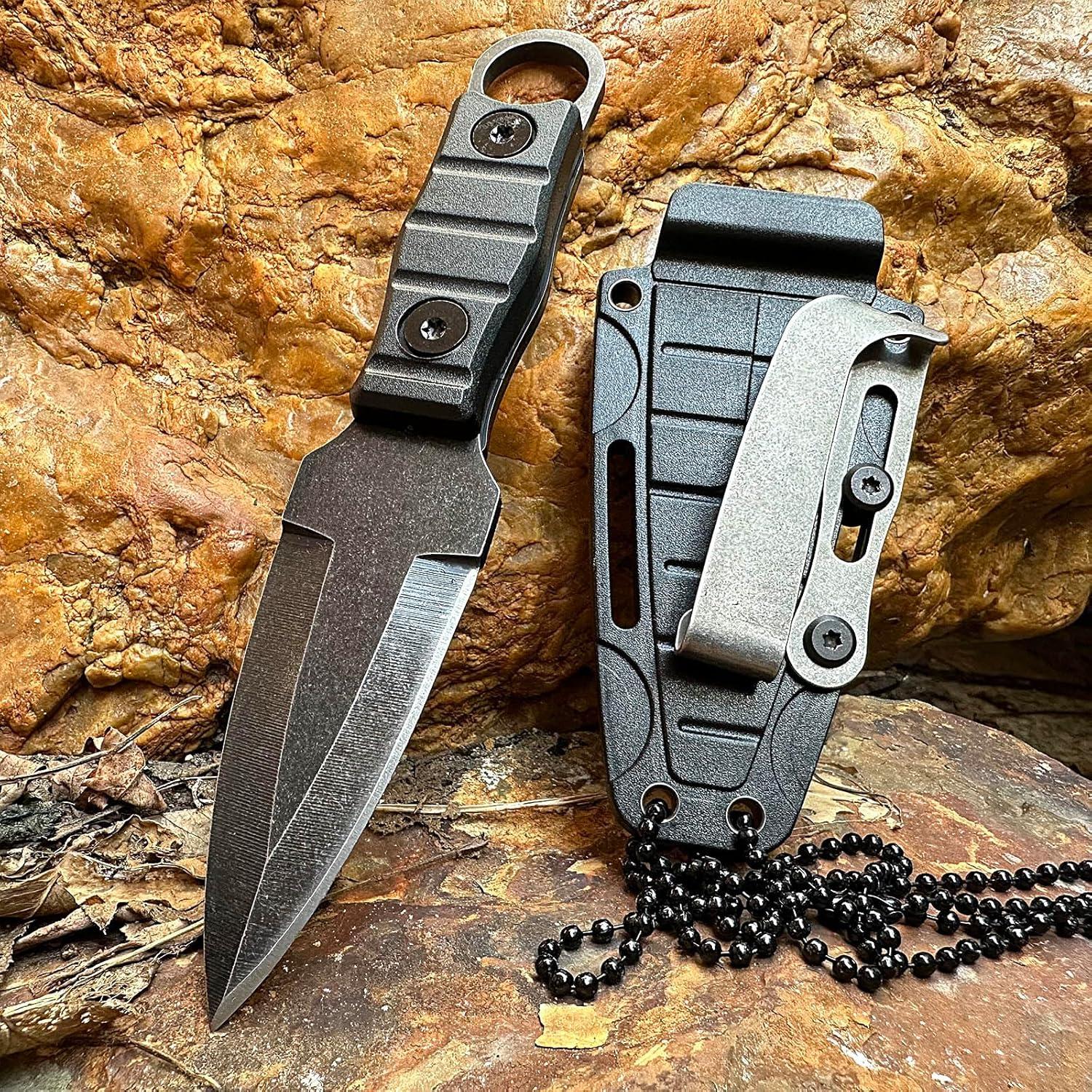 Cuchillo Fijo de Supervivencia WILD TACTICAL 3" Acero Inoxidable