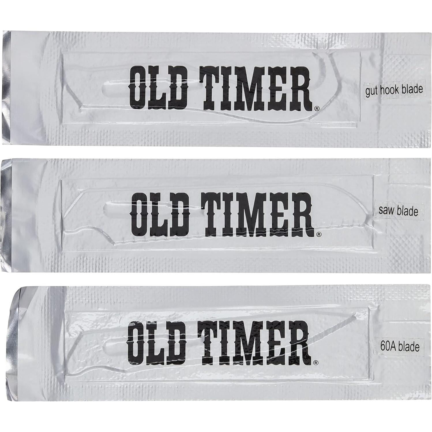 Cuchillo de Caza Old Timer con Hojas Reemplazables y Gancho