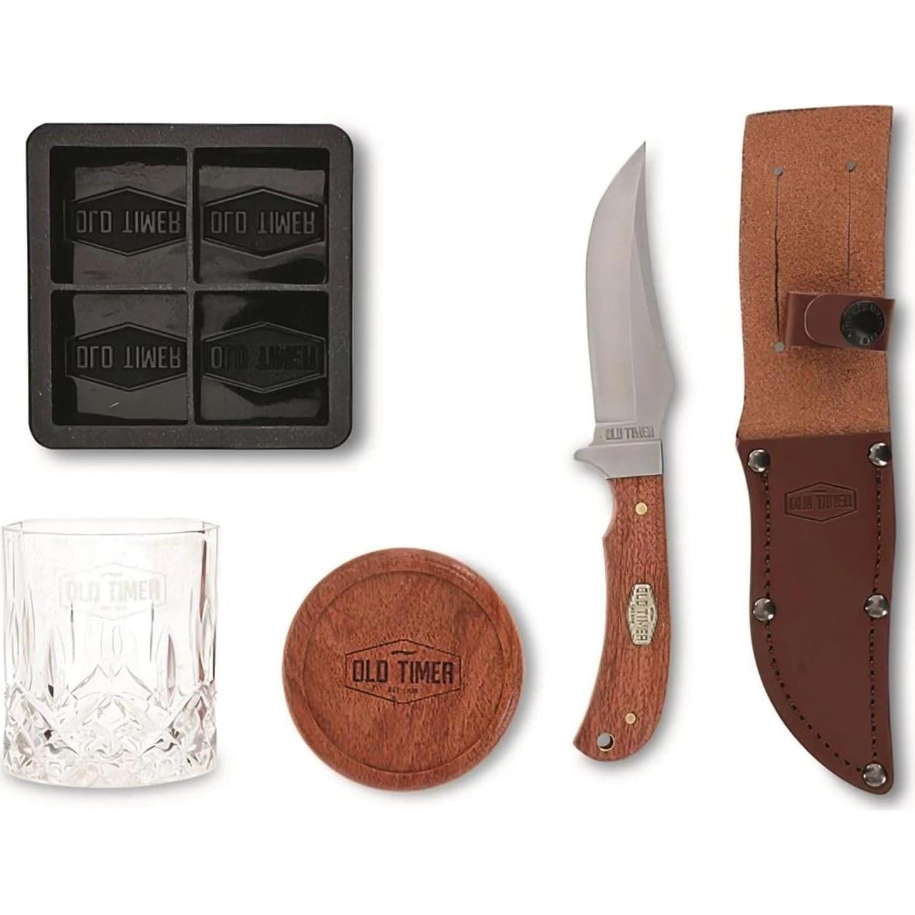 Juego de Regalo Schrade Sharp Finger con Vaso y Accesorios