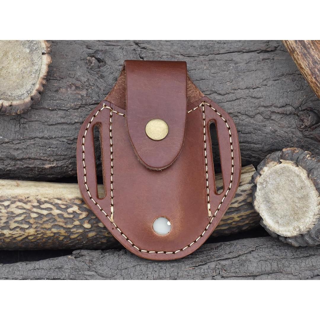 Cuchillo de bolsillo Knives Ranch Damasco 11.4 cm con funda