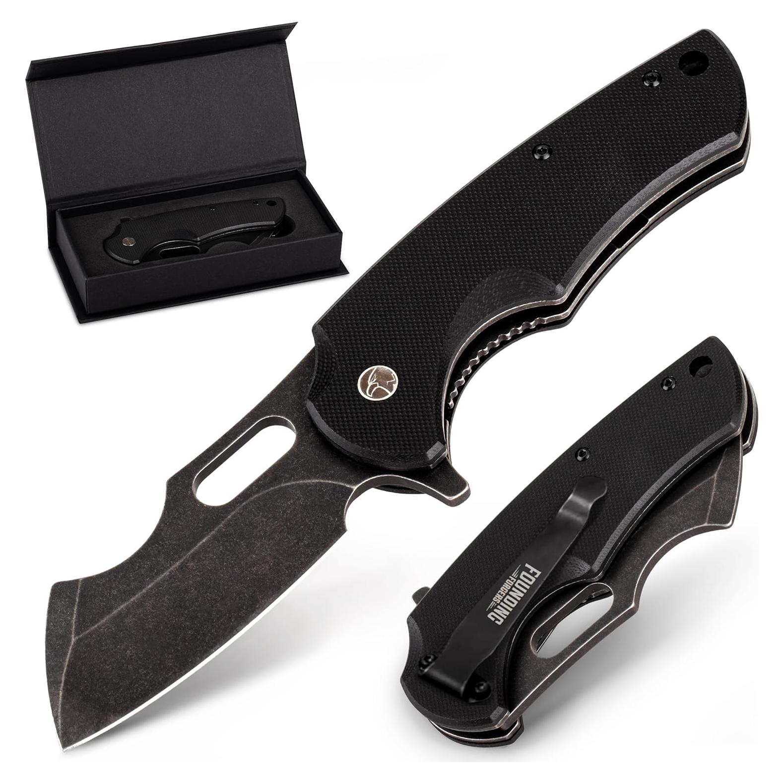 Cuchillo de bolsillo BEEFBOY Founding Forgers D2 19.3cm